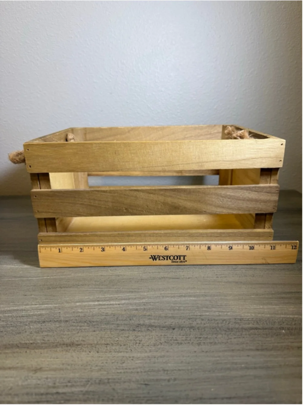 decorative wooden crate storage display 